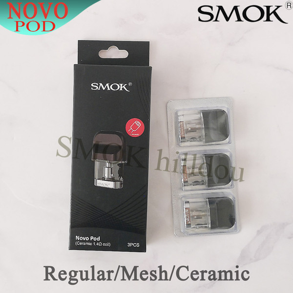 SMOK Novo New Pod 1.4Ohm Ceramic Coil MTL 0.8Ohm Mesh Coil Head Core For 2ml Pod Cartridges Kit Authentic Smoktech Empty