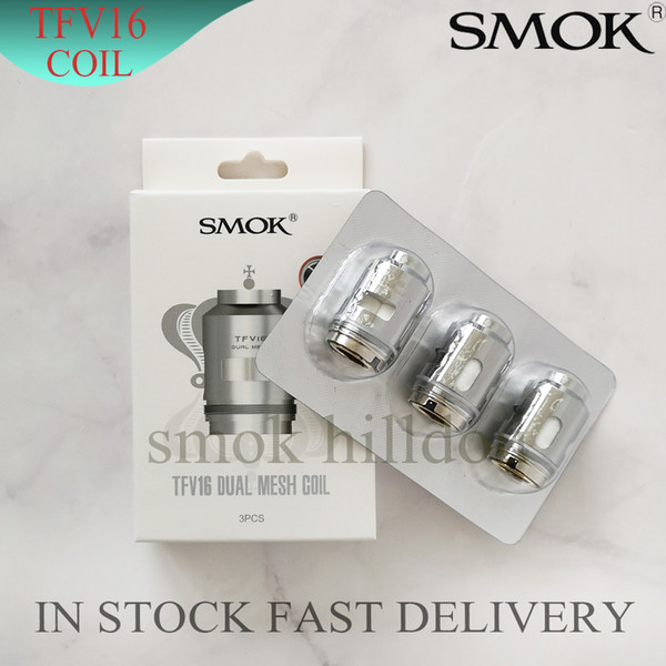 100% Original SMOK TFV16 Coils Mesh 0.17ohm Dual Mesh 0.12ohm & Triple Mesh 0.15ohm Replacement Vape Atomizer Cores For TFV16 Tank