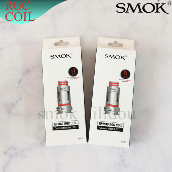 Original Smok RGC Coil 0.17ohm RGC Conical Mesh Coil 40W-80W Kanthal fit RGC POD RPM80 POD for RPM40 Kit & RPM80 Pro Kit RPM Coil