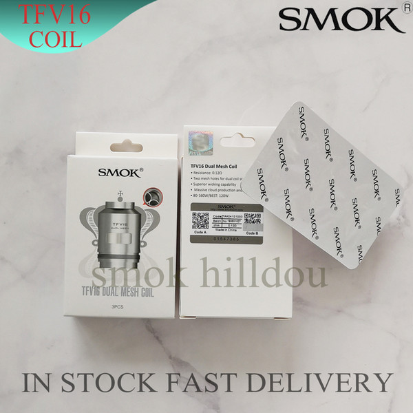 SMOK TFV16 MESH Coil 0.17ohm Dual Mesh Coil 0.12ohm Triple Mesh Coil 0.15ohm Replacement Atomizer Core Heads for TFV16 TanK