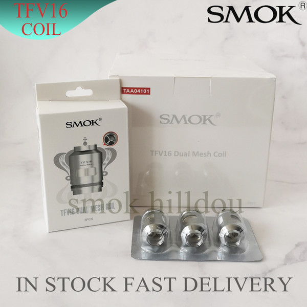 SMOK TFV16 Mesh Coil 0.17ohm 0.12ohm Dual Mesh 0.15ohm Triple Mesh Coils Replacement Cores For TFV16 Sub Ohm Tank 100% Original