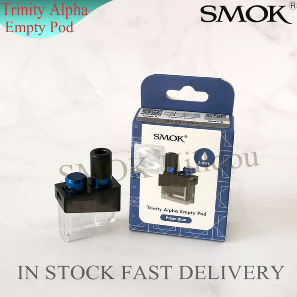 SMOK Trinity Alpha Empty Pod 2.8ml Capacity Cartridge With Push-up-type Filling Cap For Trinity Alpha Kit 100% Original