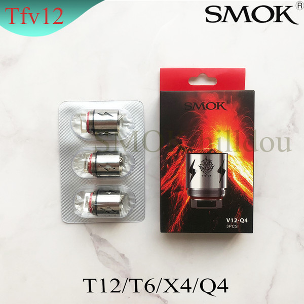 SMOK TFV12 Coil Head Family V12-T14 V12-T12 V12-T6 V12-Q4 V12-X4 V12-T8 Replacement Coils For TFV12 Cloud Beast King Tank 100% Original