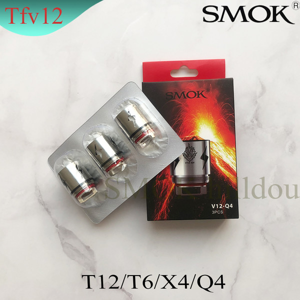 Authentic SMOK TFV12 Coil V12-T14 V12-T8 V12-T12 V12-X4 V12-Q4 Coils V12-T6 Core Head for SMOK TFV12 Atomizer