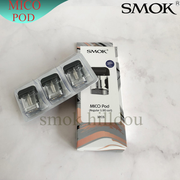 100% Original SMOK MICO Pod Cartridge 1.7ml With Regular Coil Ceramic Coil Mesh Coil for SMOK Mico kit(it is empty)