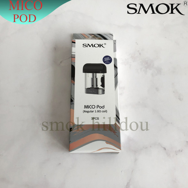Authentic SMOK MICO Pod Cartridge 1.7ml With Regular Coil Ceramic Coil Mesh Coil for SMOK Mico kit(it is empty)