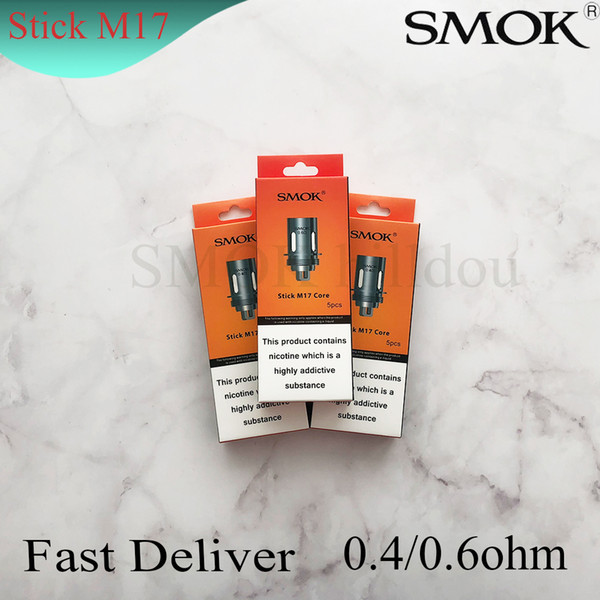 100% Original smok Stick M17 Coil Head Replacement Coil 0.4ohm 0.6ohm Dual Core for M17 AIO Kit Authentic IN STOCK