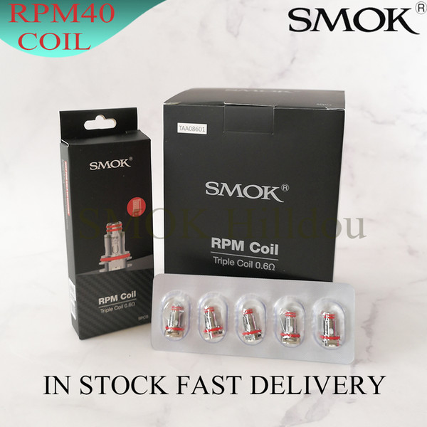 Smok RPM Coil RPM Mesh 0.4ohm & Triple 0.6ohm & Quartz 1.2ohm & SC 1.0ohm For RPM Pod Smok RPM40 Kit Authentic