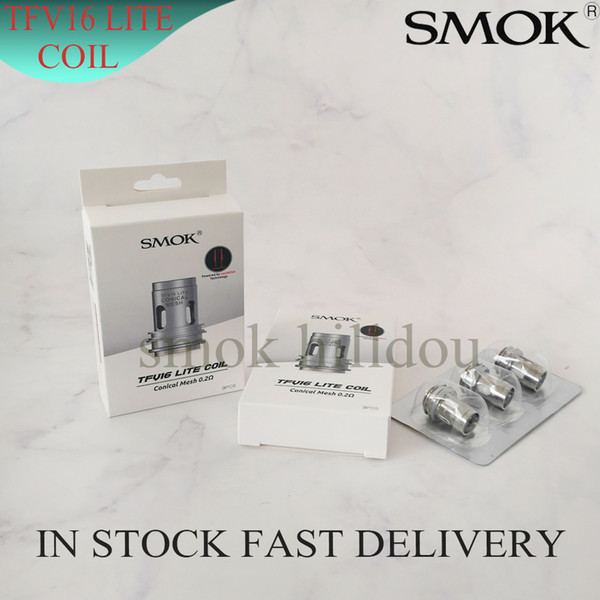 100% Authentic Smok TFV16 Lite Coil Conical Mesh 0.2ohm Dual Mesh 0.15ohm Replacement Coils Head for G-Priv 3 Kit
