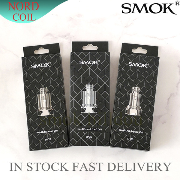 Smok Nord Replacement Coils Heads Regular 1.4ohm Mesh 0.6ohm Mesh-MTL 0.8ohm Ceramic 1.4 ohm Coils Heads for Nord Kit