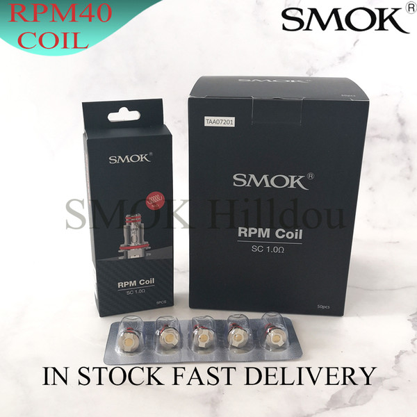 SMOK RPM40 Coil 0.4ohm RPM Mesh 0.6ohm RPM Triple DC Coils 1.2ohm Quartz 1.0ohm SC Replacement RPM Coils For RPM40 Kit 100% Original