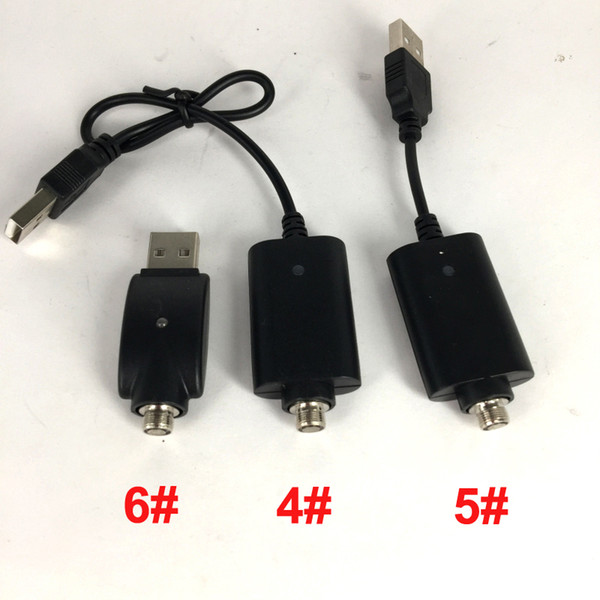 6 style Universal Ego 510 wireless Short Long cable USB Charger Cable Cord Adapter ecig Battery Charger Compatible 510 Vaporizer Vape Pen