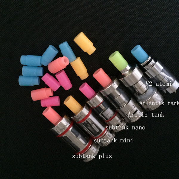 E cigarettes ego Wide Bore Drip Tips Atlantis 2 510 Mouthpieces for Atlantis Tank mini subtank plus nano Arctic Atomizer Atlantis 2