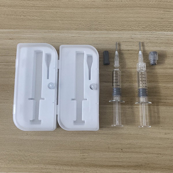 Clear Injector 1ml Luer Lock & Luer Head Syringe Filter for m6t th205 ac1003 with Syringe Needle Pumping Oil Disposable ecig Cartridge