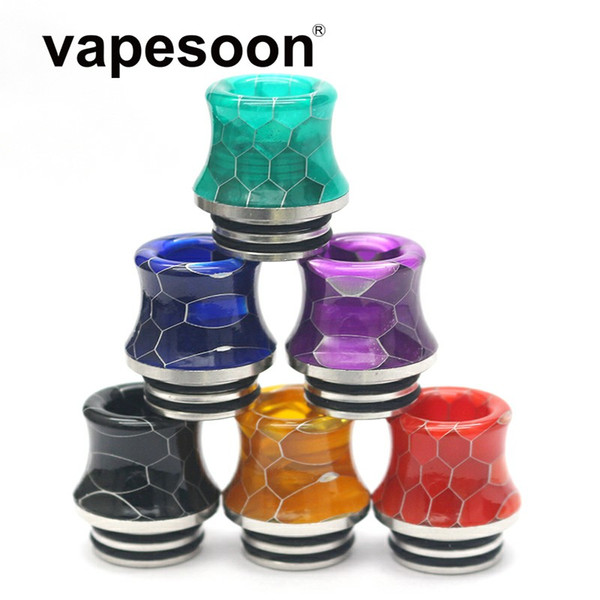 VapeSoon 810 Stainless Steel With Resin Drip Tip Snake Style Suit For TFV12 Prince Falcon King TFV8 BIG BABY etc