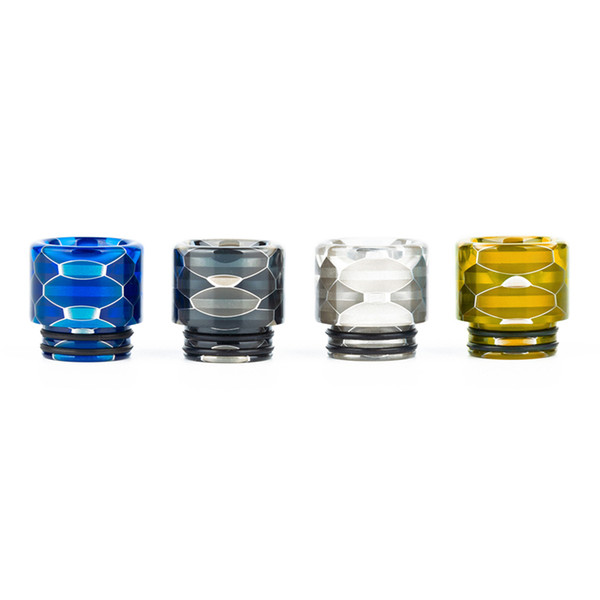 VapeSoon Newest 810 Resin Drip Tip Snake Style Slim Waist Shape For Flacon King TFV12 Prince IJUST 3 Uforce T2 DT270 DHL Free