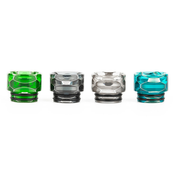 VapeSoon Newest 810 Resin Drip Tip Snake Style Anti Splatter Drip Tip For Flacon King Mesh Pro IJUST 3 Uforce T2 DT269