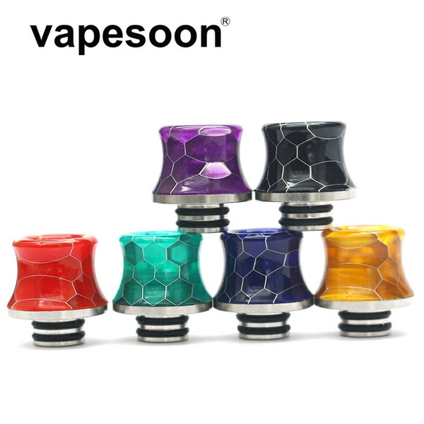 VapeSoon 510 Stainless Steel With Resin Drip Tip Snake Style Suit For TFV12 Prince Falcon TFV8 BABY etc DT259