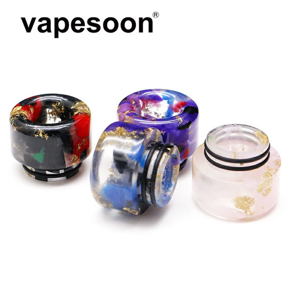 VapeSoon Wholesale 810 Resin Drip Tip Star Style For TFV8 TFV12 Prince SKRR NRG 5ML etc DT070 DHL Free Shipping