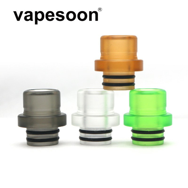 VapeSoon Newest 510 Acrylic Drip Tip Cool Style Vape Drip Tip For TFV8 BABY Falcon Atomizer ect DHL Free