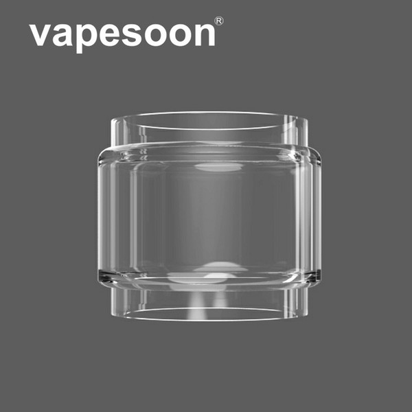 Authentic VapeSoon Fat Extend Bubble Glass Tube For Skrr Stick V9 Max TFV12 Prince Mfeng Kylin V2 RTA Crown 4 TPD Falcon King etc DHL Free