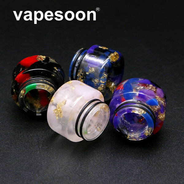 VapeSoon Wholesale 810 Resin Drip Tip Star Style For TFV8 TFV12 Prince SKRR NRG 5ML etc DT070 Fast Shipping