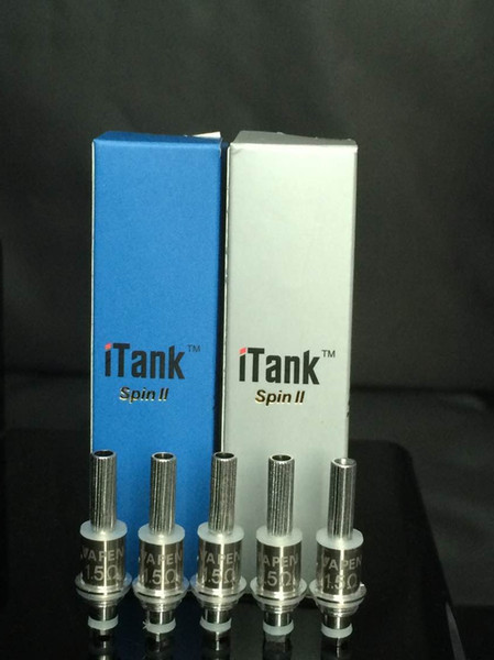 Original Vapen iTank Spin II atomizer Dual Coils Replacement dual coils 1.5ohm 1.8ohm optional vapen rebuildable core head E-cigarette coils