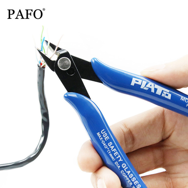 Wire Stripper Knife Crimper 170 Pliers Carbon Steel Pliers Electrical Wire Cable Cutters Cutting Side Snips Flush Pliers Nipper Hand Tools