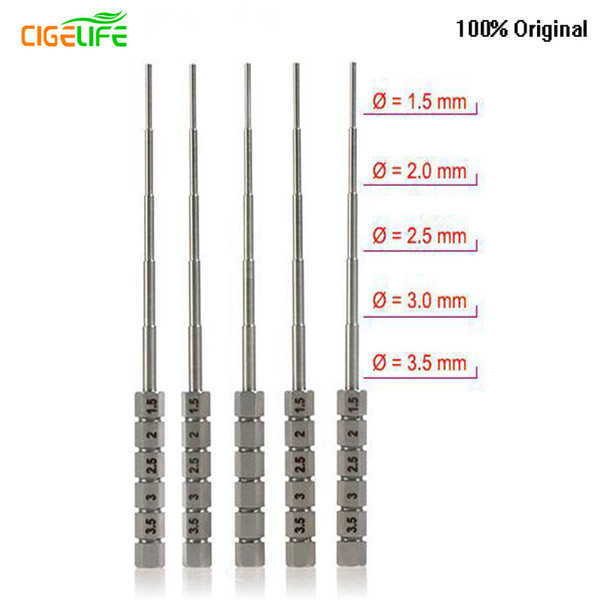 2016 Limited E-cigs Around The Wire Rod Big Smoker Resistance Heating Dedicated Winding Bar Ss 1.5mm-3.5mm Super Hard Good Use Diy Rda Tools