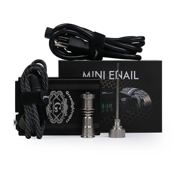 Greenlightvapes G9 Mini Enail Kit Diy Electronic Portable Enail Dab Nail With 10mm/16mm/20mm Coil Heater