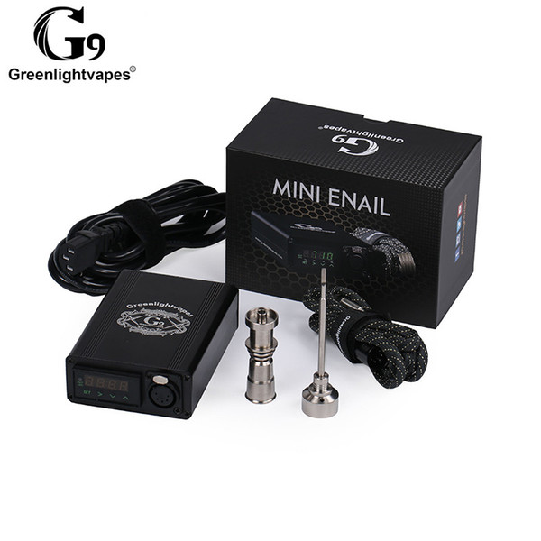 G9 Mini enail kit China Shenzhen Greenlightvapes dab rig coil heater box electronic portable mini enail portable enail dabber for holiday