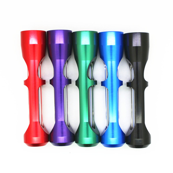 Nano smoking Pipes Dry Herb Vaporizer Tobacco Pipes nano pipe Pyrex Glass with Aluminum mini Hand Pipe OEM