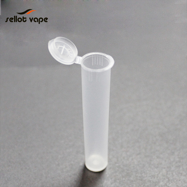 Newest package vape cartridge PP tube 76mm Child lock plastic tube pack with A3 oil cartridge in stock