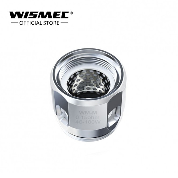 [Official Store] Wismec WM-M 0.15ohm Head Replacement coils head run at 40-100W for Wismec Sinuous RAVAGE Gnome Kit