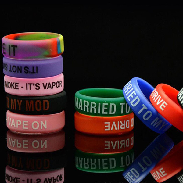 Mod Vape Band Soft Silicone Ring Bracelet Rubber Rings Customized Silicone Bracelet Cheap Vape Ring For E Cigarette Mods DHL