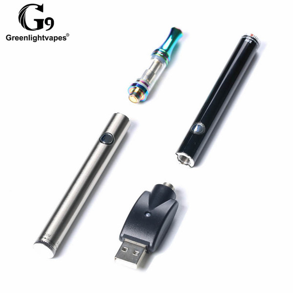 2019 newest Vertical quartz coil 2.0mm hole size empty vape cartridge metal tip glass tube no leaking carts