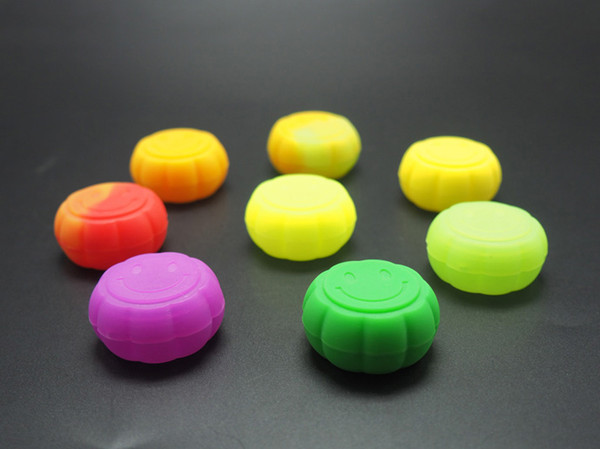 6 ml FDA approved Silicone Concentrate Container Nonstick 5ML Food Safe Slick Honey Jar Glass