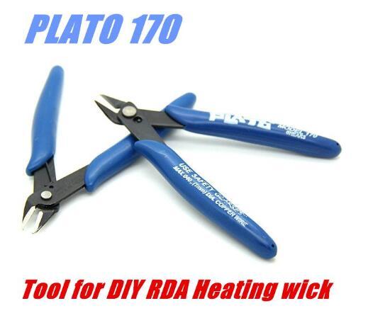 Wholesale Plato 170 Flush Cutter Wire Cutter Nipper Mini Plier Clamp Cutting Shears Tool For For DIY RDA heating coil