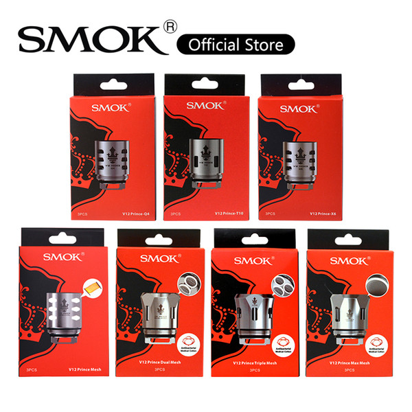 SMOK TFV12 Prince Mesh Coil 0.15ohm V12 Prince Strip Max Mesh Q4 M4 X6 Coils Head For Stick Prince Kit 100% Original