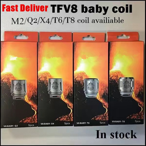 TFV8 BABY Beast Tank Coils Head Coil V8 Baby-T8 0.15ohm T6 0.2ohm X4 0.15ohm Q2 M2 0.15ohm 0.25ohm Core TFV12 Prince for Big Baby Tank