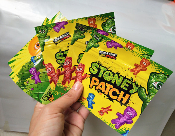 Newest Stoney Patch package Stoney Patch vape carts Package childproof zip rock bags vape cartridge packaging Stoney Patch