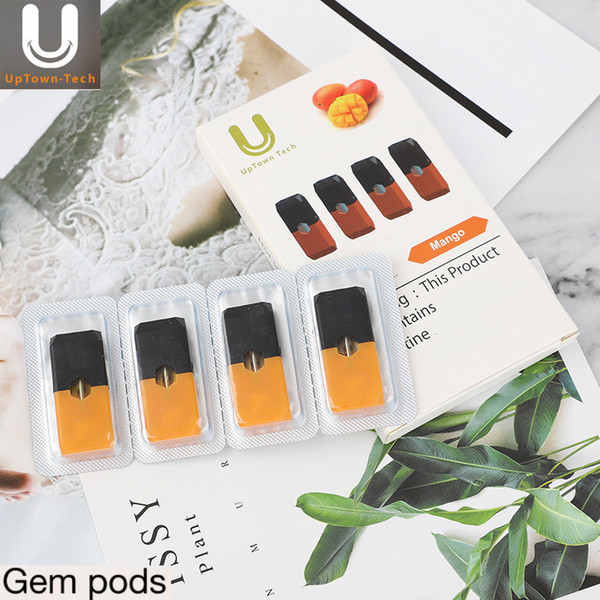 Authentic JILI Pods Mango Mint strawberry GEM cartridge 1ml no leak Prefilled pod for juul high quality compatible with Juul device