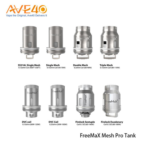 100% Original Freemax Mesh Pro Coil SS316L Double Triple Single Mesh Replacement Coils For Freemax Mesh Pro Tank