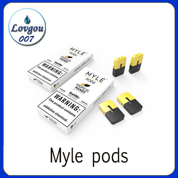 Wholesale Disposable Myle Pods for Myle Vape Starter Kit Battery Device Compatible Pods Cartridges Five Flavors 0266263