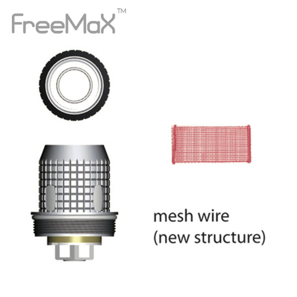 5pcs Freemax Fireluke Mesh Coil KA1 0.15ohm/ SS316L 0.12ohm E-cig Coil Heads for Fireluke Mesh Atomizer 100% Original