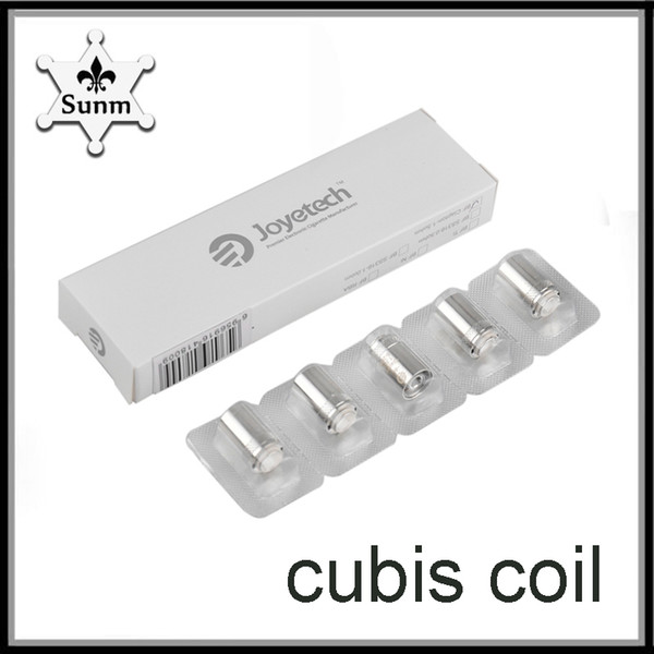 in stock joyetech Cubis Coil head BF Coils SS316 0.5ohm 0.6ohm 1.0ohm 1.5ohm Replaecement coils fit aio kit DHL