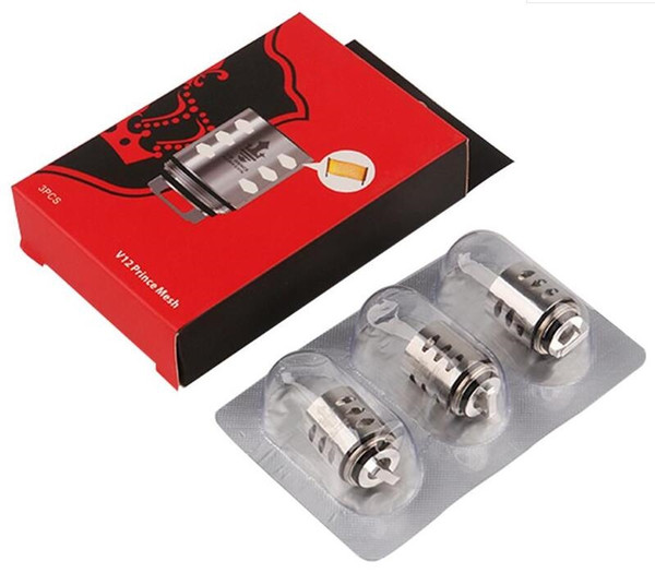 Coils TFV12 Prince Cloud Beast Tank Coil V12-Q4 M4 X6 T10 Mesh Coils Head Core For Resa Prince Atomizers DHL shipping