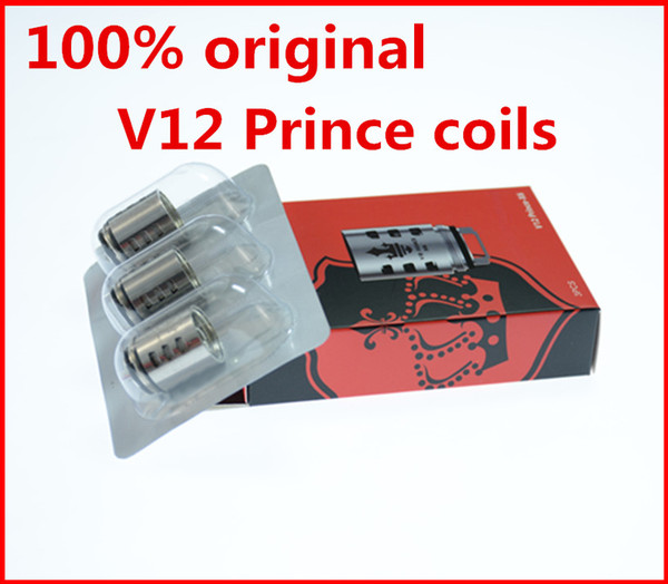 100% Original TFV12 Prince Cloud Beast Coil Head Replacement V12 Q4 X6 T10 M4 Coils Massive Vapor Vape Core Tank DHL