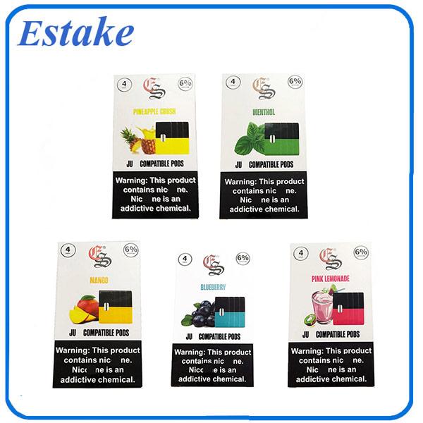 Top quality Eonsmoke eon pods flavor competible vape catridges with dsiplay box v s Vgod Stig myle pods 0266275