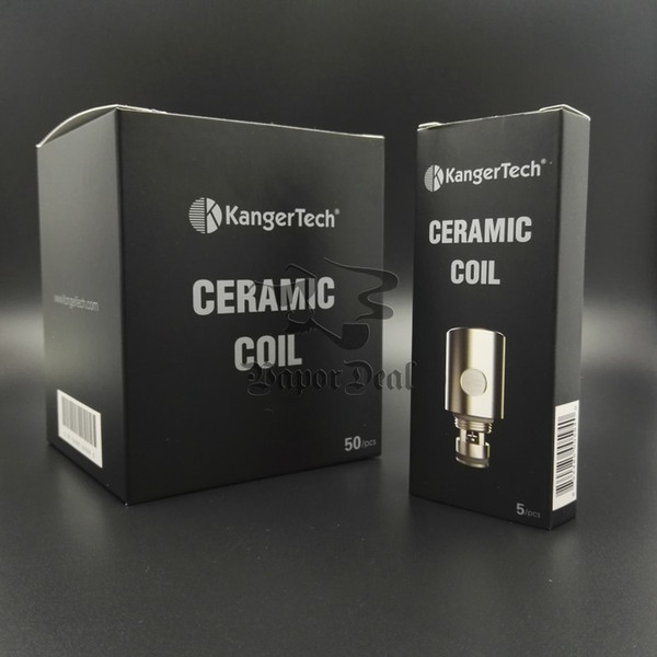 ORIGINAL e cigarettes Kanger Ceramic Coils Compatible With SSOCC Coils Fit For KangerTech Toptank Mini Nano Nebox Subvod Mega Topbox Mini